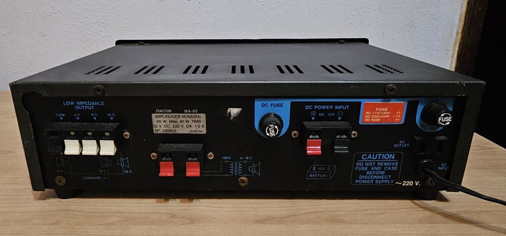 Amplificador de som MA-60