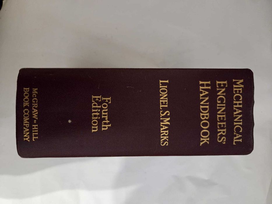 Mechanical Engineers' Handbook - Lionel S. Marks  Zabytkowy podręcznik