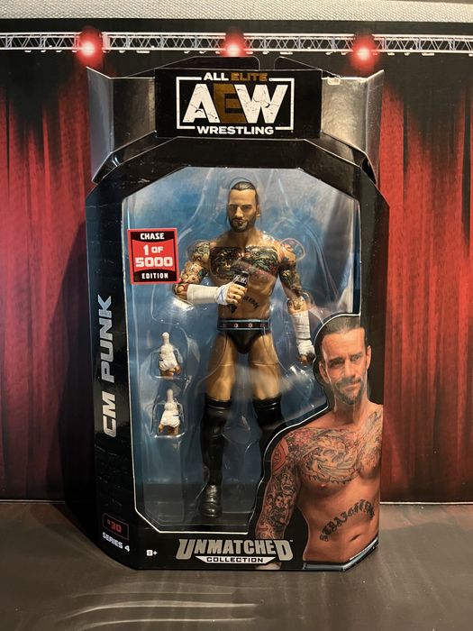 AEW CM Punk Unmatched Series 4 Chase 1/5000 WWE