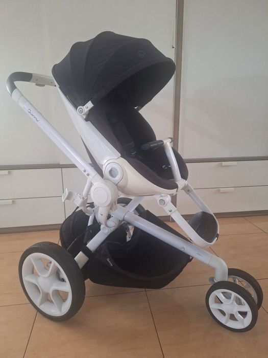 Carrinho Quinny + mochila traseira + capa chuva