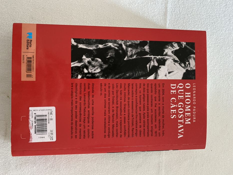 livro “o homem que gostava de caes”