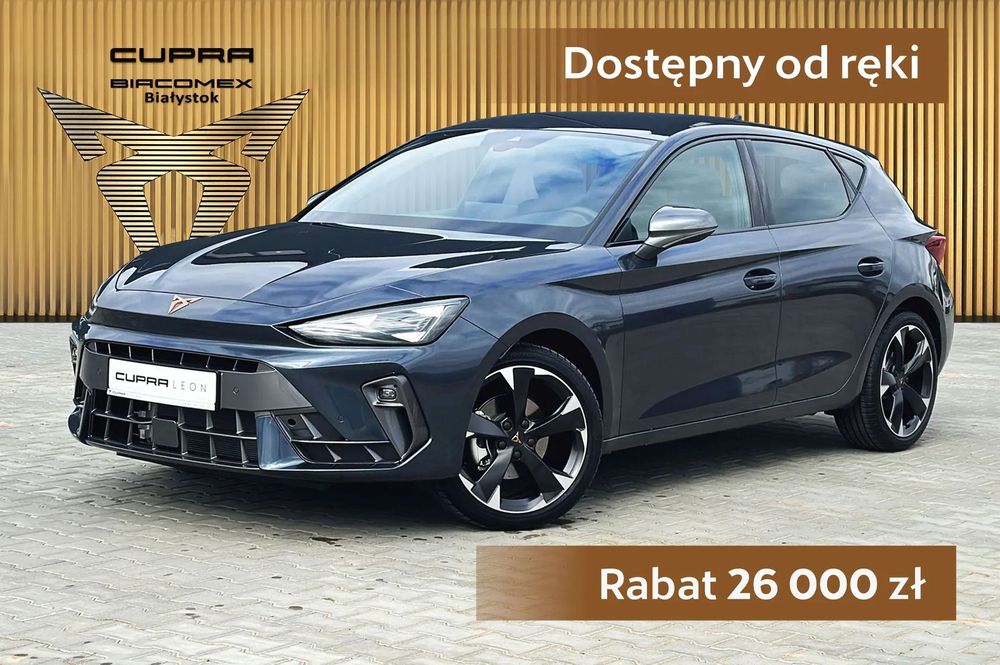 Cupra Leon 1.5 150KM Pakiet EDGE, Rabat 26 000zł, dostępny "od ręki"