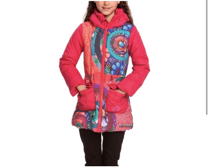 Курточка  iспанська демисезонна утеплена  для дівчинки на 10-13  років