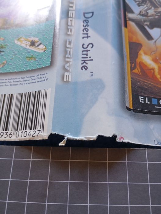 Capa Desert Strike Sega Megadrive