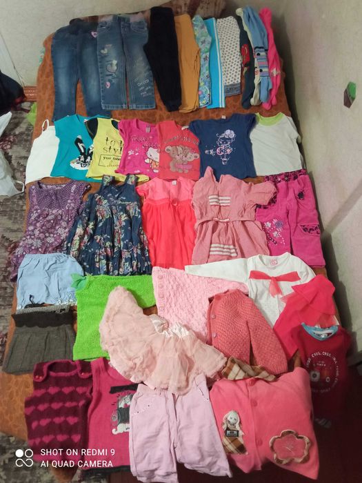 Пакет одягу на дівчинку 92-98 см (3,5 кг)