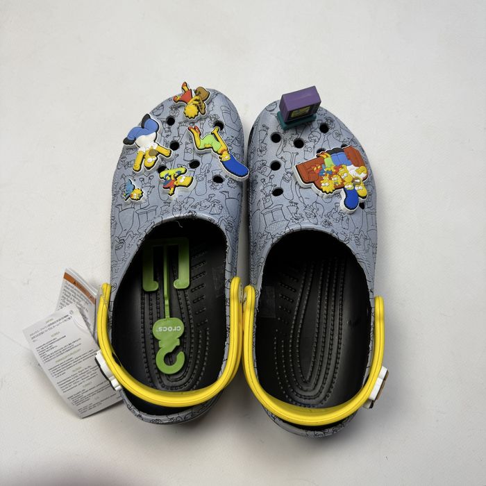 Crocs Кроксы The Simpsons Симсоны с джибитсами Jibbitz Clog/класичні клог шльопанці