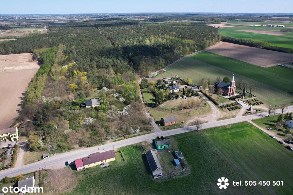 Domek w lesie - leśniczówka blisko natury (zabudowa bliźniacza)