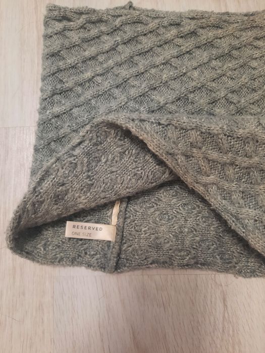 Czapka szalik dziewczęca Reserved zestaw rozmiar  one size .