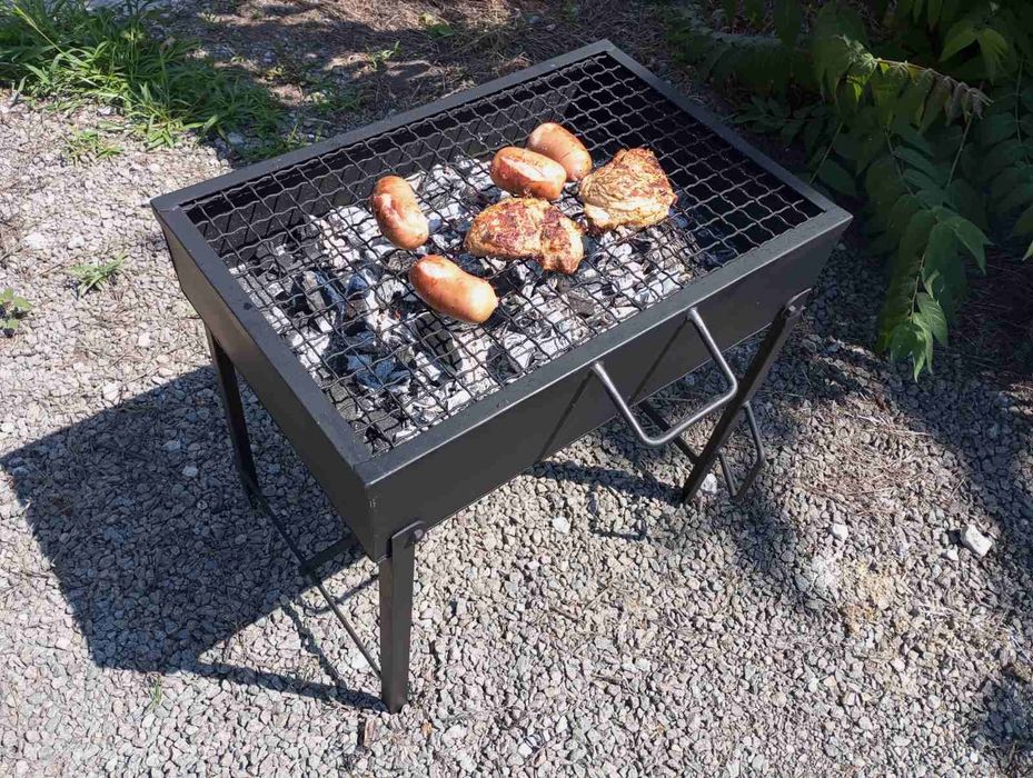 Мангал бар-бекю чемоданчик разборный доставка 120 грн