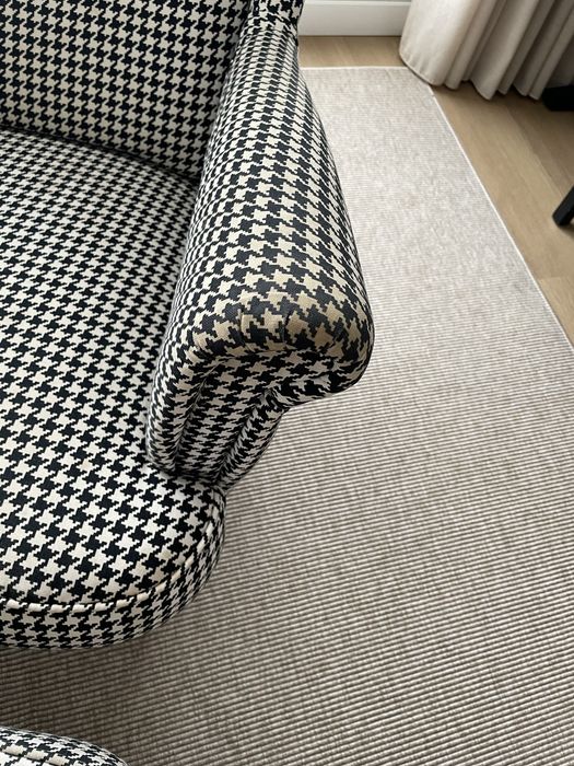 Poltrona e repousa-pés ikea STRANDMON