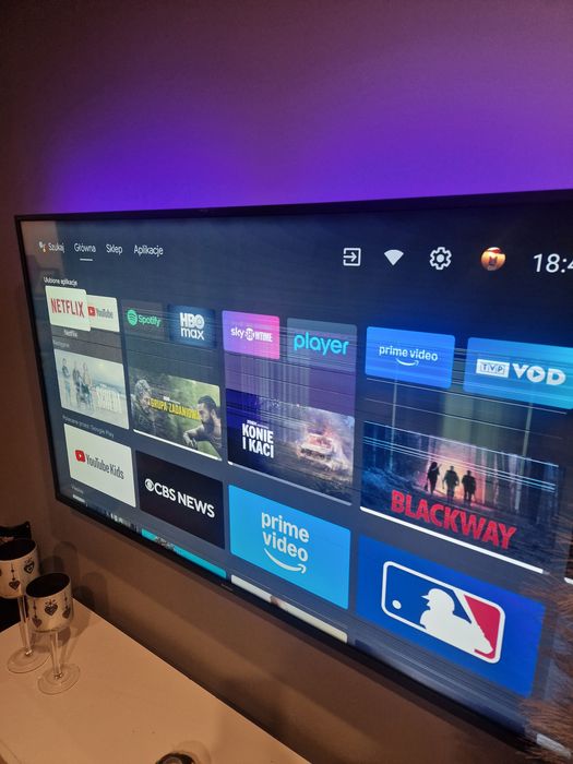 Telewizor Sharp 50BL5EA 50 LED 4K Android TV - uszkodzony