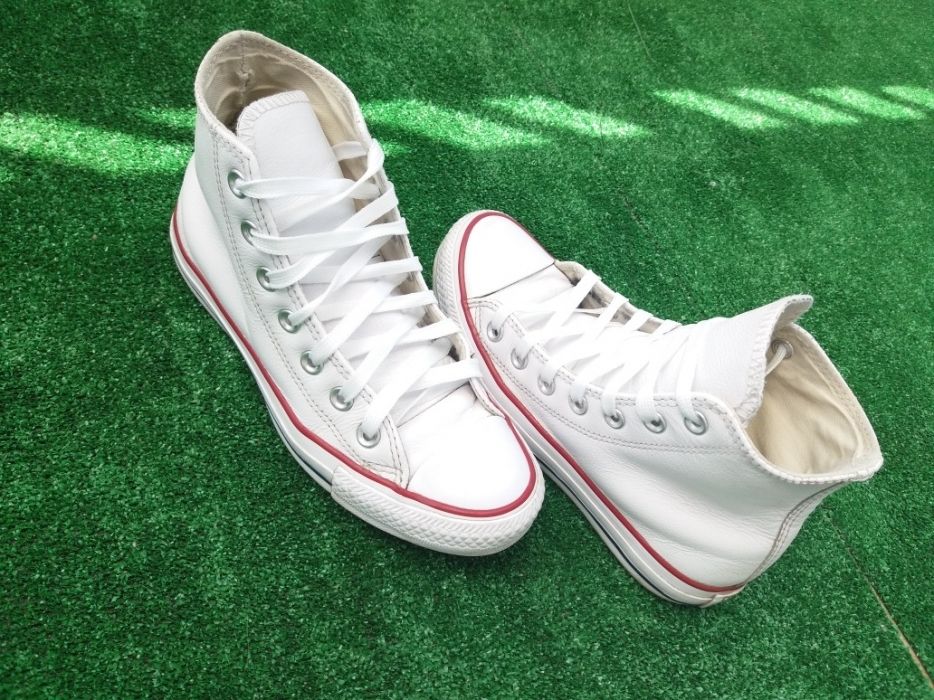 Converse skórzane białe r36