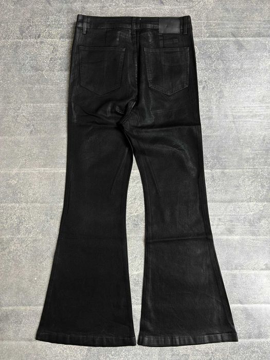 Джинси чорні faded archive черные джинсы distressed black waxed S M L