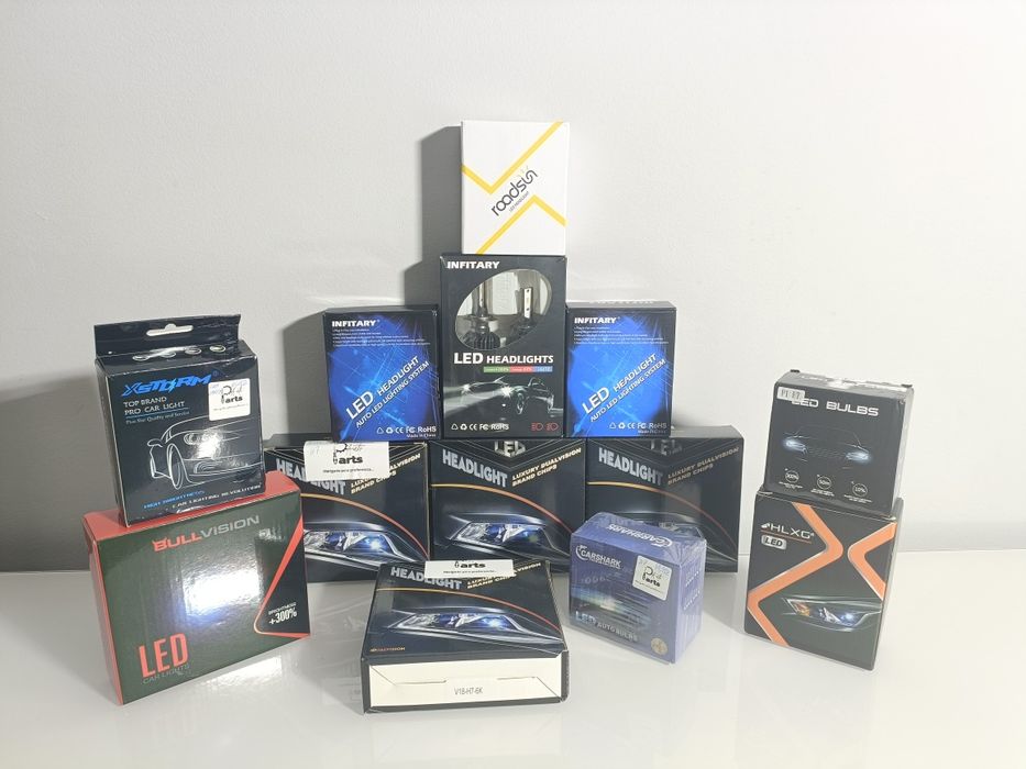 Lâmpadas Led vários tamanhos e potências com e sem canbus H7 e H11