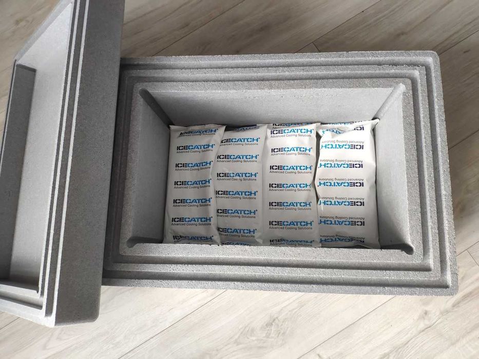 HIT Lodówka styropianowa, pojemnik termoizolacyjny *4 wkłady GRATIS