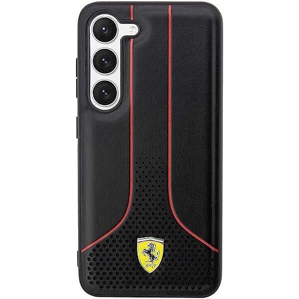 Etui Ferrari Perforated 296 P na Samsung Galaxy S23+ - czarne
