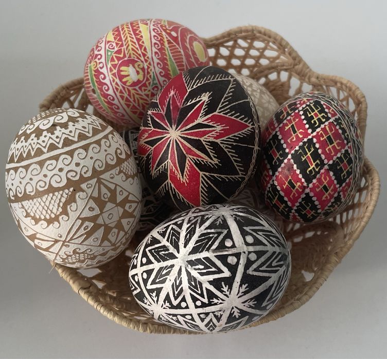 Писанки ручної роботи, пасхальні яйця, писанка з натурального яйця