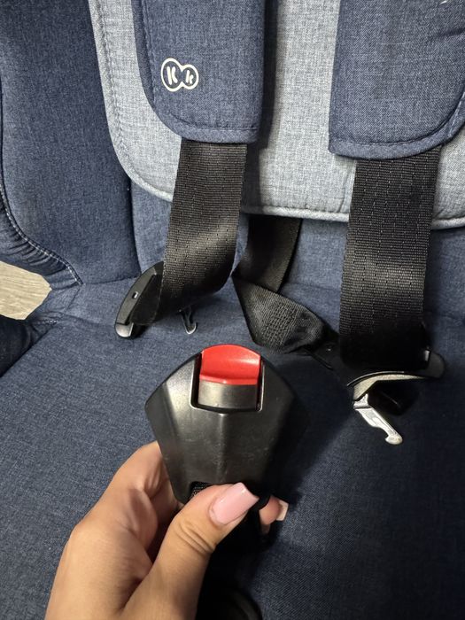 Дитяче автокрісло Kinderkraft Safety Fix (група 1/2/3, 9–36 кг)