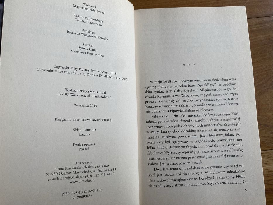 M jak morderca Przemysław Semczuk