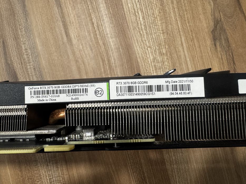 NVIDIA GeForce RTX 3070 8GB GDDR6