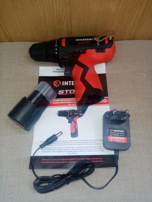 Intertool WT-0310 Дриль-шурупокрут акумуляторний,