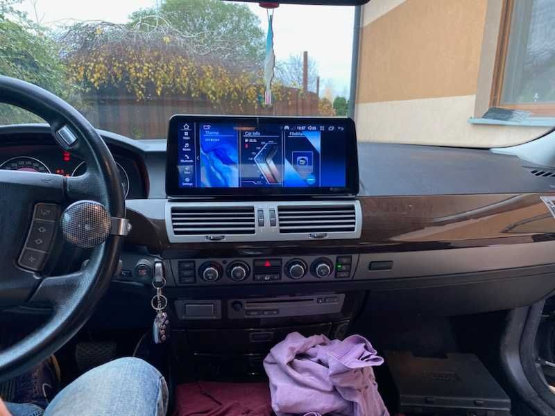 BMW 7 E65 E66 Radio DAB Opcja Android CarPlay 8G Nawigacja GPS WiFi 4G
