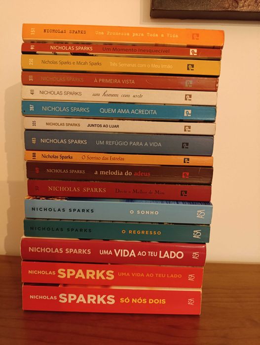 Conjunto de livros de Nicholas Sparks