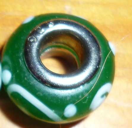 4 Peças ou contas de centro em prata 925 compatível com pandora