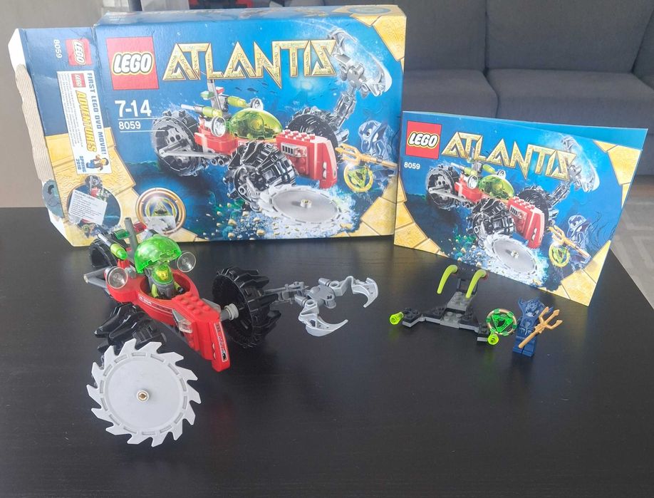 Lego Power Miners & Lego Atlantis zestawy
