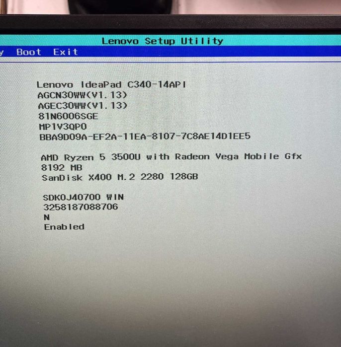 Płyta Lenovo C340-14API LA-H091P Ryzen 5 touchpad bateria chłodzenie