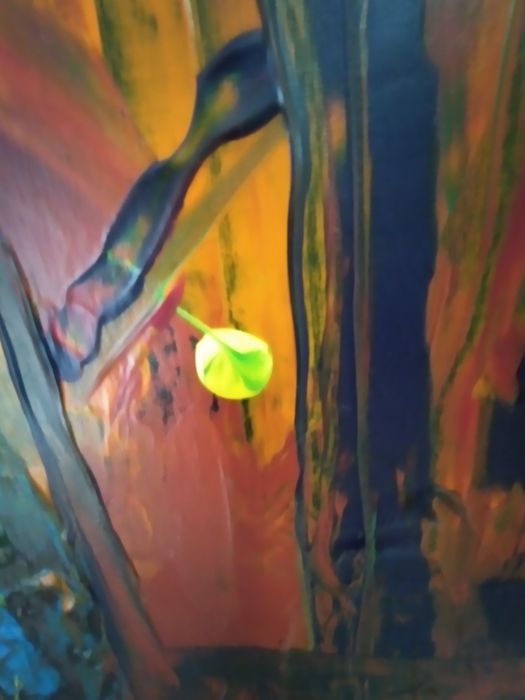 Acrílico sobre tela, abstrato, Vítor Pisco