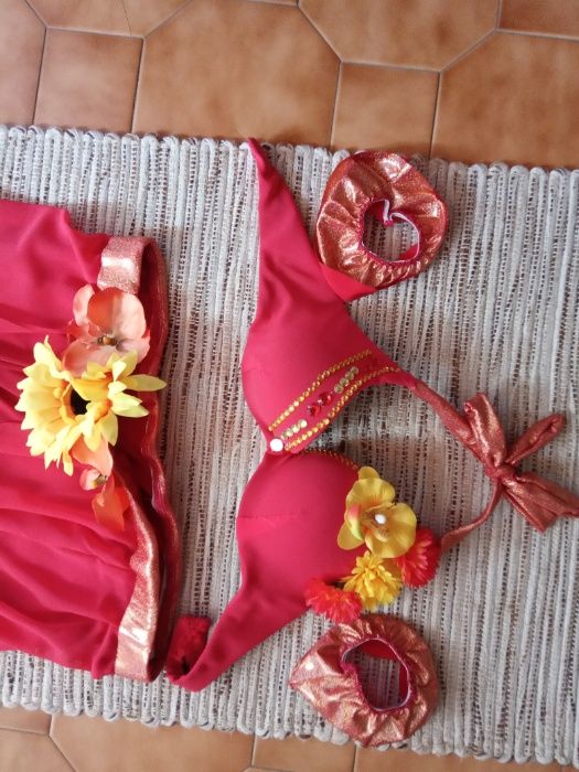 Fato / Traje Danças Orientais - Danças do Ventre