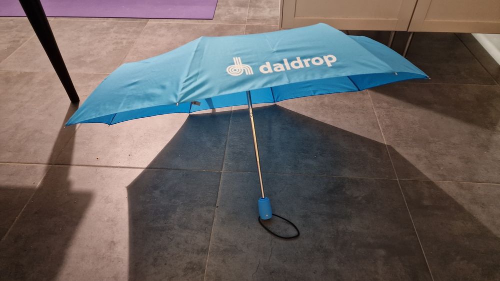 2 szt parasol błękitny z logo nowe