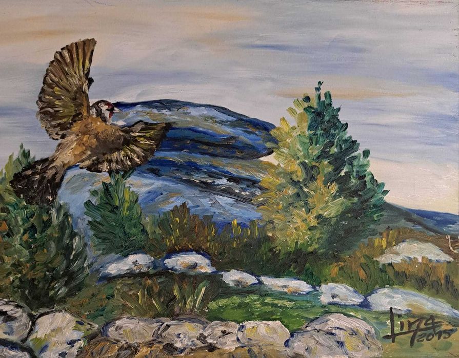 Pintura Original de Lina Ambrósio (ESBAL / SNBA) – Oportunidade para Colecionadores e Investimento em Arte