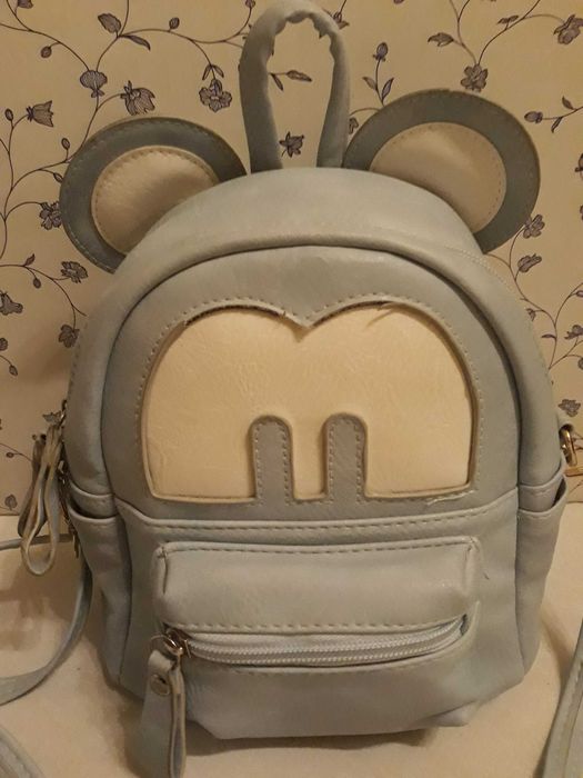 Plecak niebieski myszka