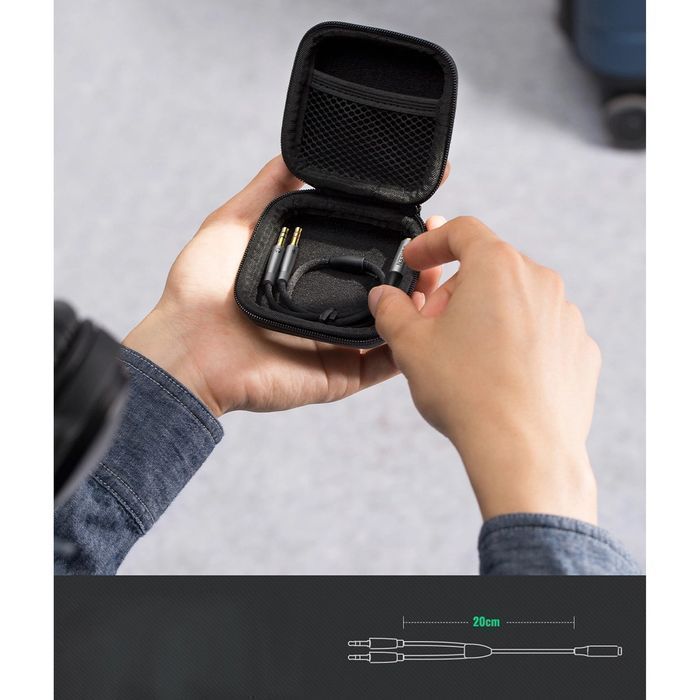 Ugreen rozdzielacz AUX 3,5 mm mini jack - 2x 3,5 mm mini jack