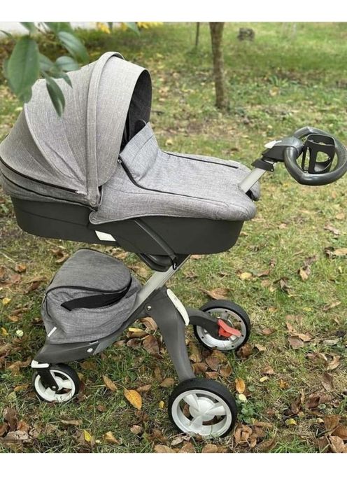 Коляска STOKKE V4 grey 3 в 1