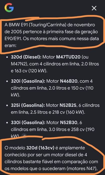 BMW 320d Pack MSport (E91) 11/2005, óptimo estado, Full extras, único dono.