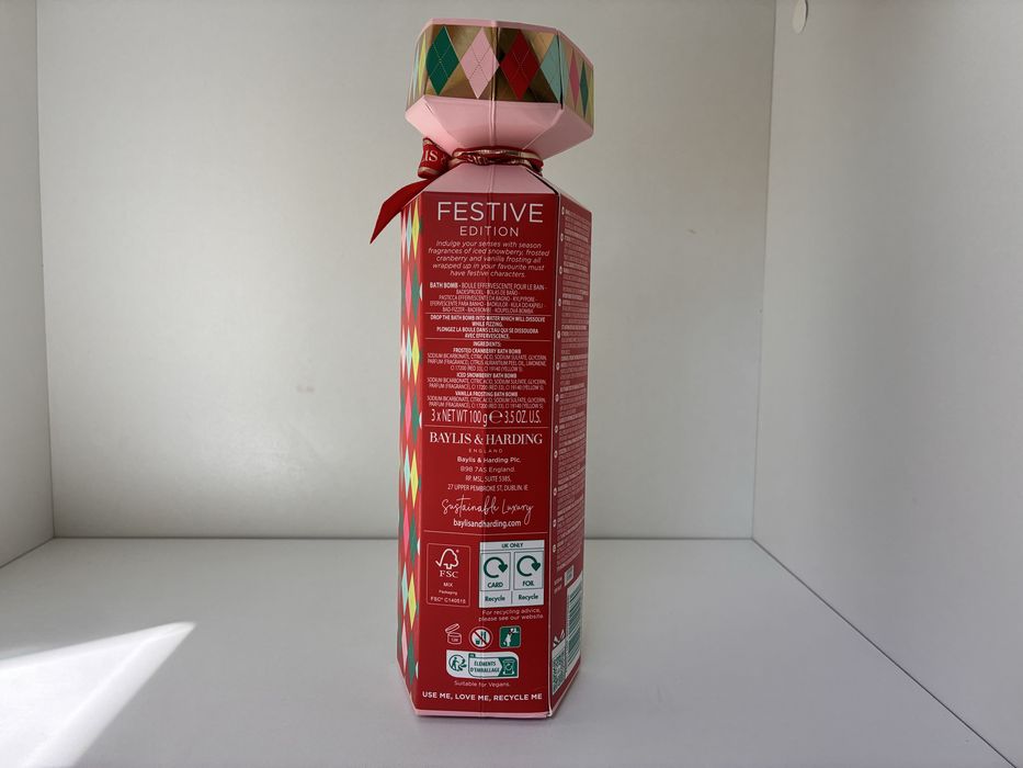Baylis & Harding Festive Edition zestaw 3 kul do kapieli