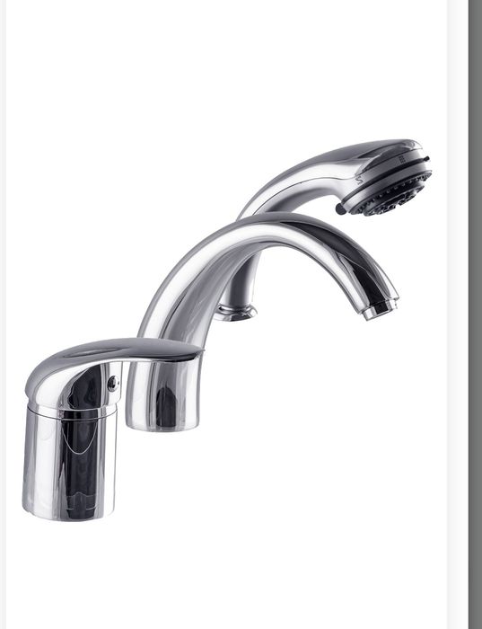 Смеситель для ванны на борт, смеситель для ванной ,врізний змішувач