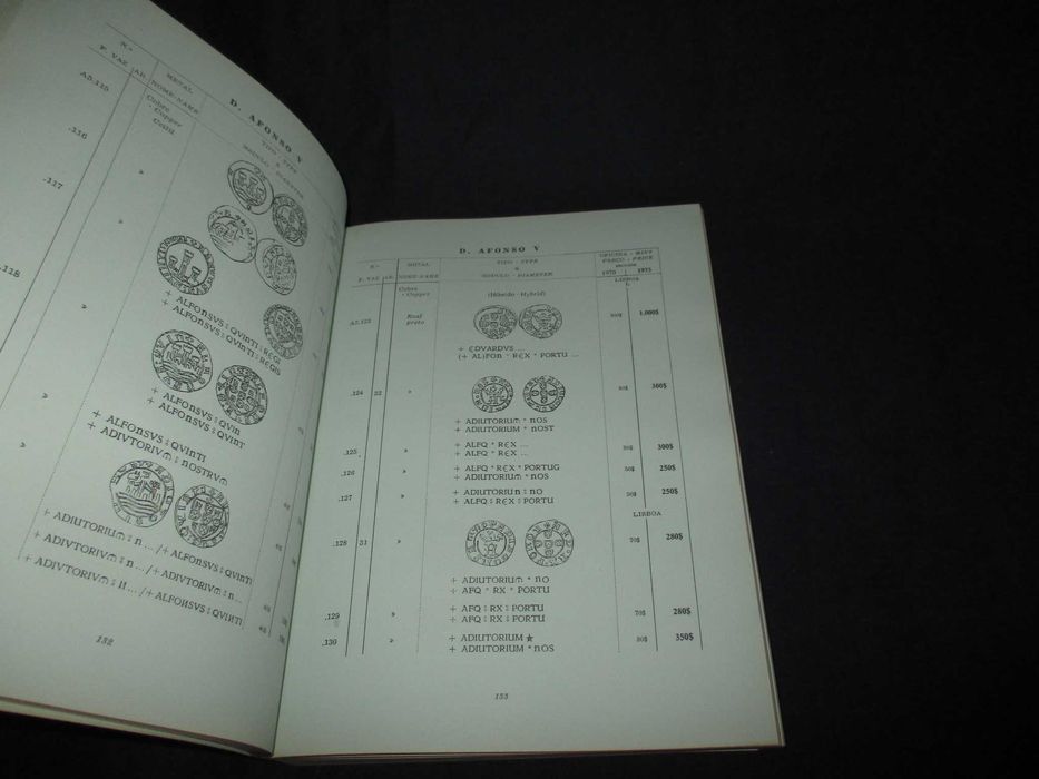 Livro das Moedas de Portugal Preçário 1973 J. Ferraro Vaz