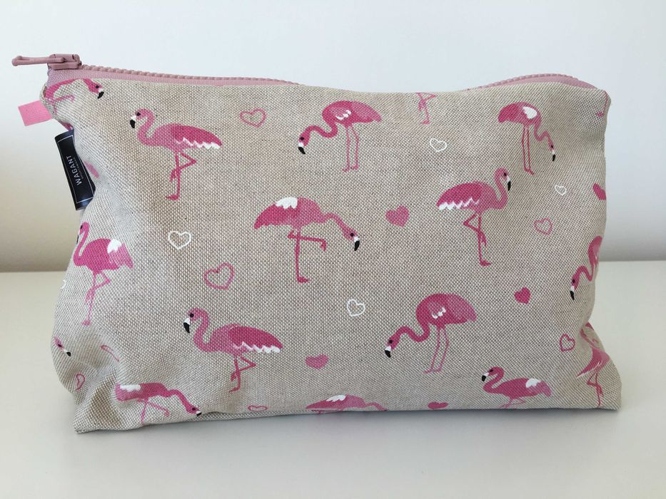 Kosmetyczka z flamingami, Handmade!