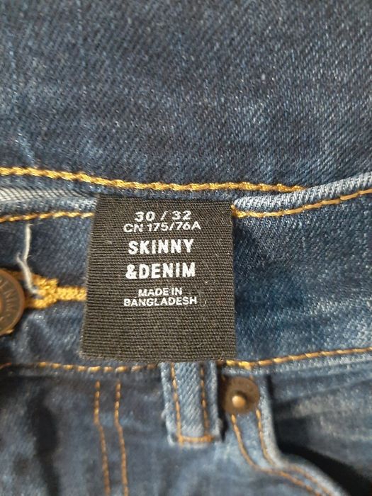 Spodnie jeans Młodzieżowe H&M 170