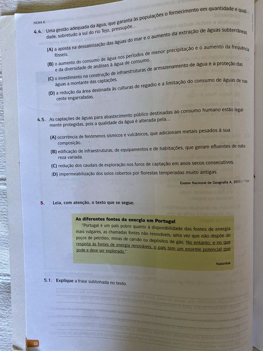 Caderno de Atividades “Raio-X” Geografia A 10.° Ano - Areal Editores