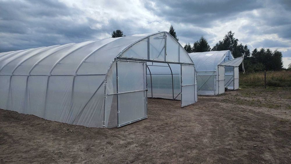 tunel foliowy, tunele foliowe , konstrukcja tunelu 7 x 30 x3,10