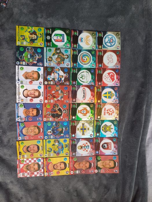 Karty piłkarskie euro 2016 Panini sprzedaż na sztuki