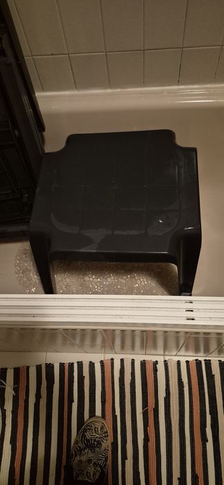 2 Cadeiras jardim com mesa apoio