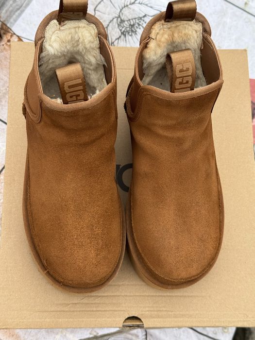 UGG Neumel chelsea chestnut platform угги оригінал