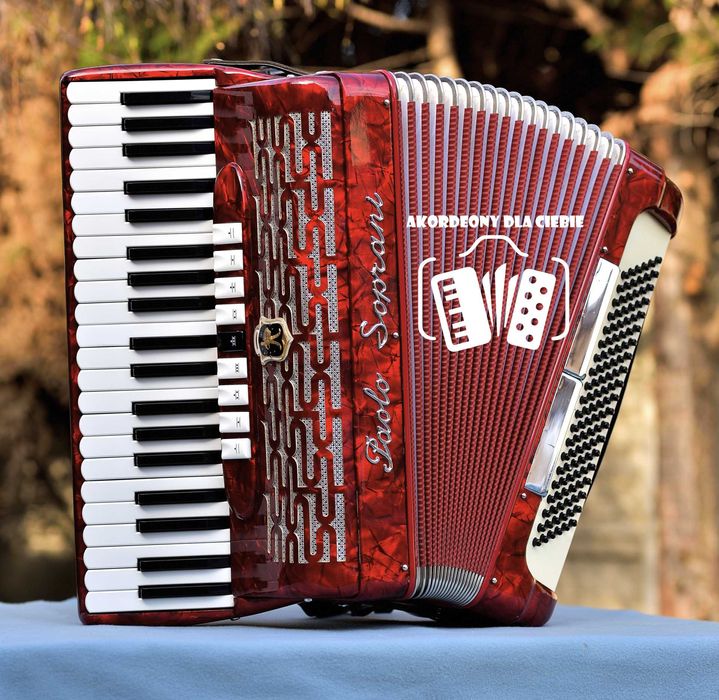 Akordeon Paolo Soprani 120 basów 4 chóry - Musette