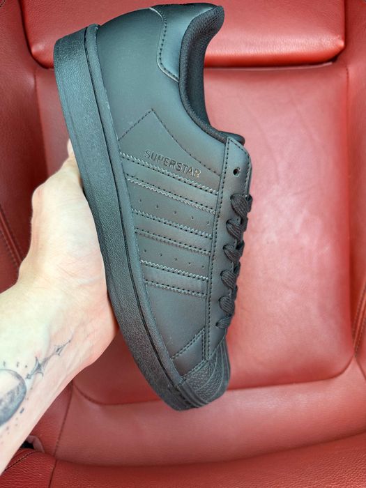 (ОПЛАТА ПІСЛЯ ОГЛЯДУ)Adidas Superstar Classic All Black Адідас Суперстар Класік Чорні
